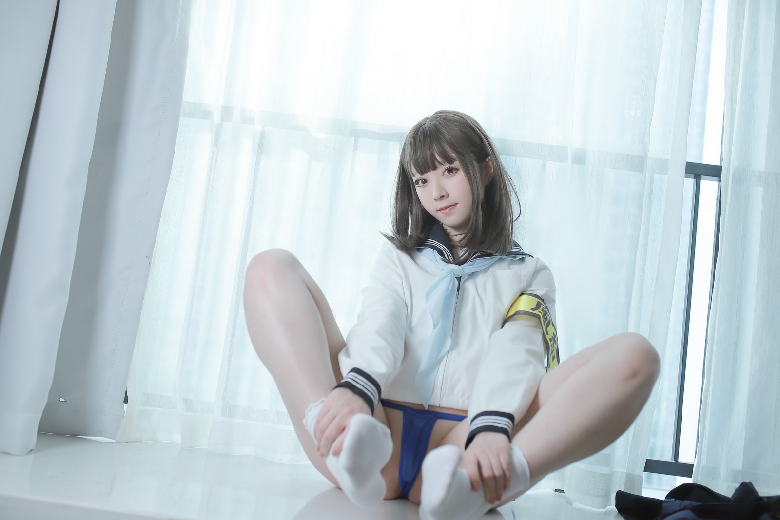 朝霧愛 – 风纪委员 Cosplay 高清写真集（40P-442.8M）制服主题插图4