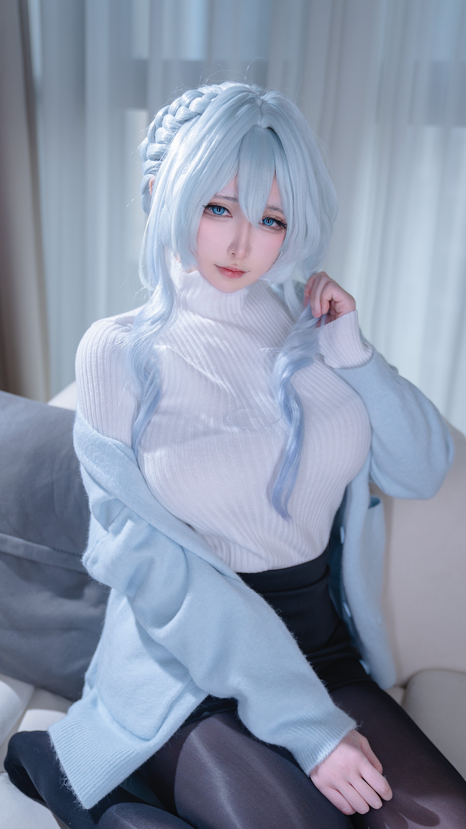 樱梨梨 雪女 Cosplay 写真图集｜高清日系风格摄影（32P｜178MB）插图1
