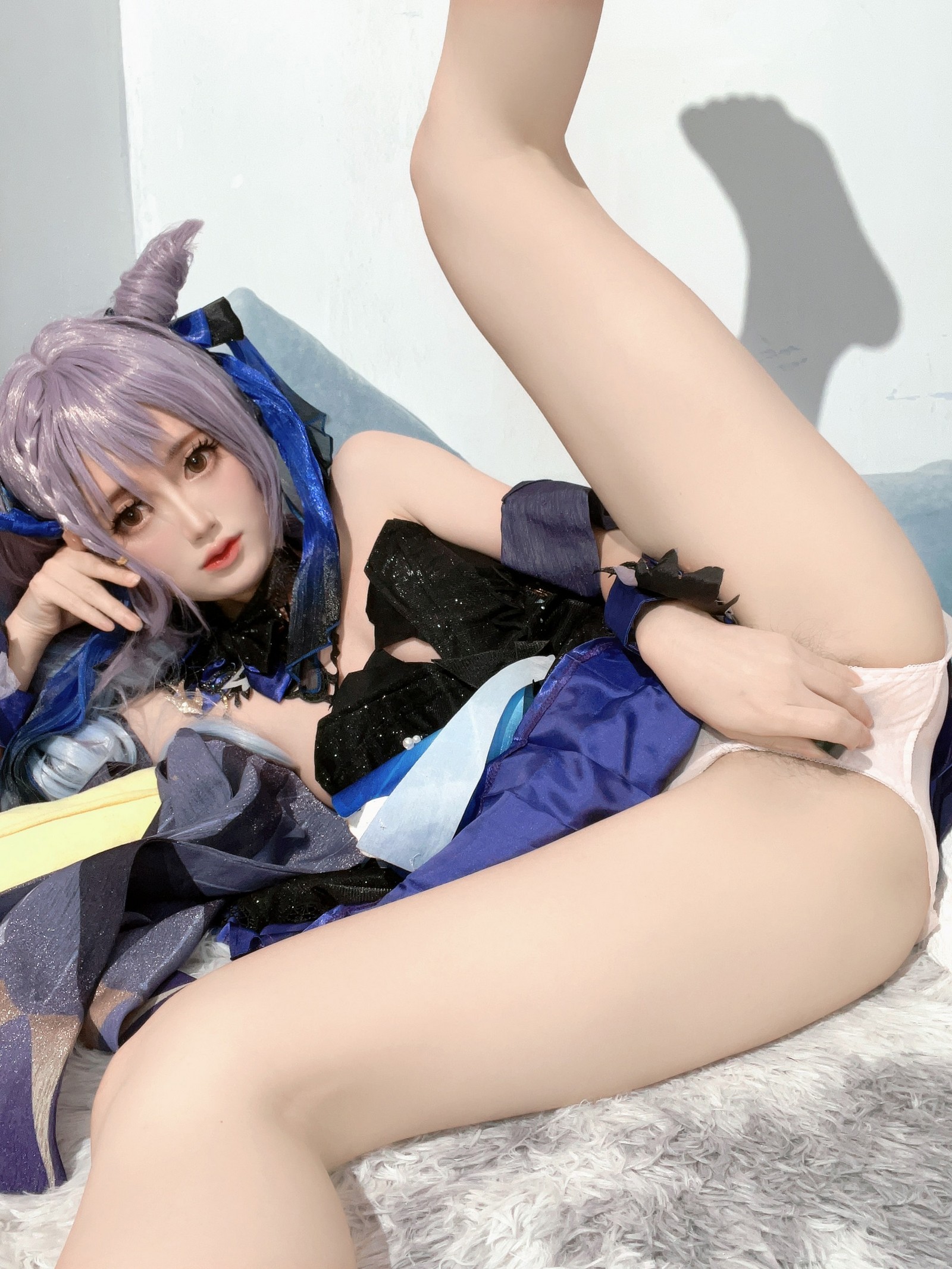趴趴捣蛋陌 刻晴 Cosplay 写真合集｜原神人气角色 写真＋视频（92P＋1V｜677MB）插图9