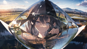 __Girl_reflected_in_a_prism_fisheye_lens_landscape_painting_4k__662a7abe-9681-47da-b991-d4635965eed2