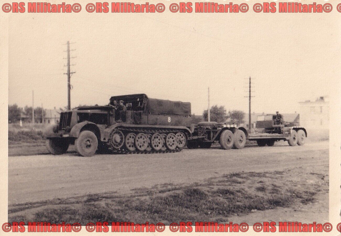 schwerer Zugkraftwagen 18t (Sd. Kfz. 9) mit Sd. Ah. 116 Panzer Bergung !!!!