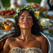 Garden wedding wom hot oeled Blackh 0 03