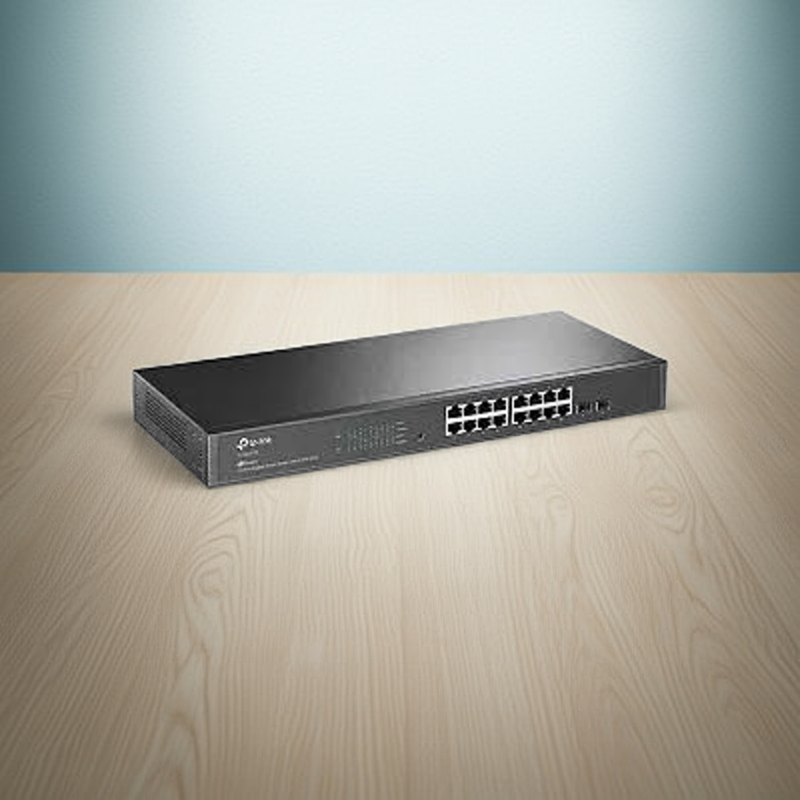 Close-up dos 2 slots SFP para fibra