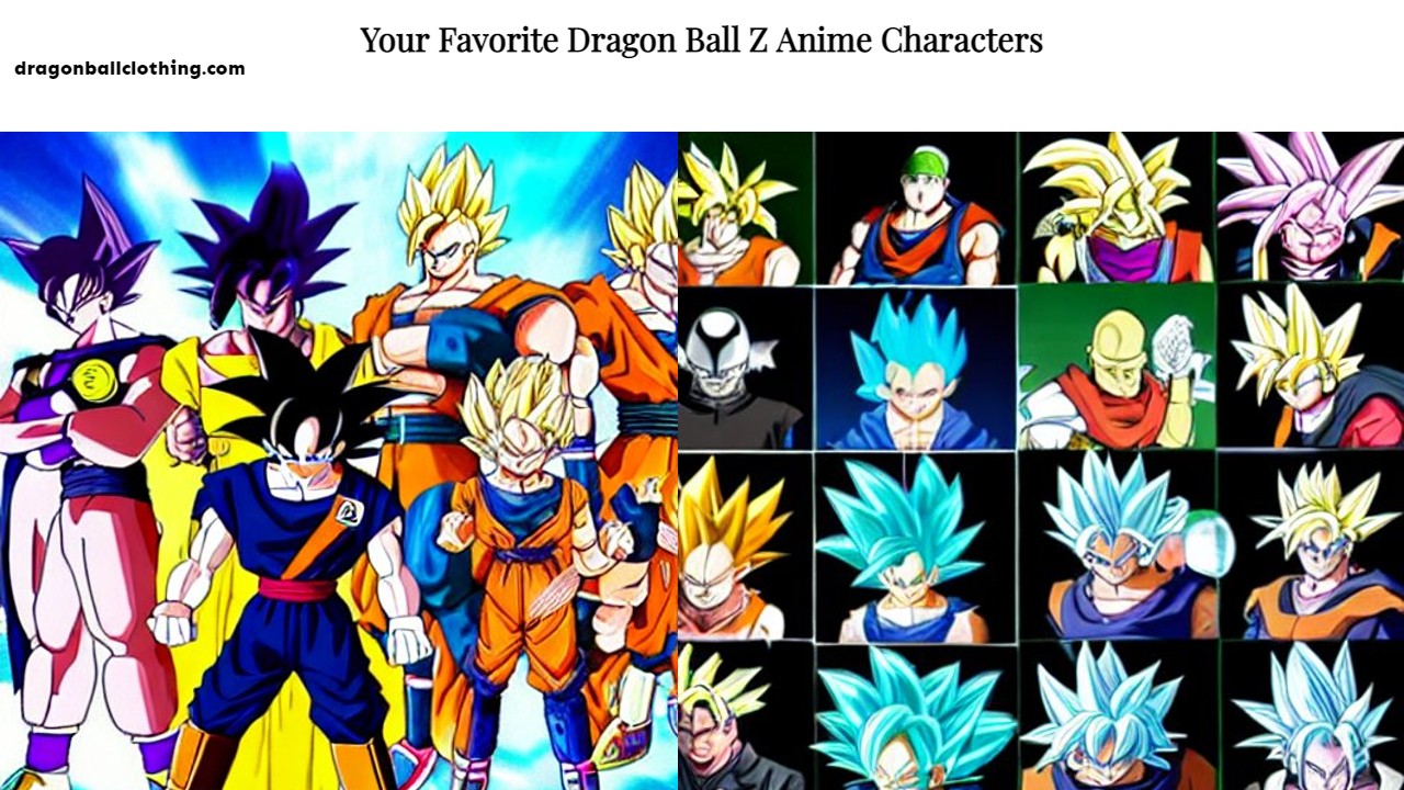 Your Favorite Dragon Ball Z Anime Characters