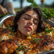 Garden wedding wom served Blackh 0 54