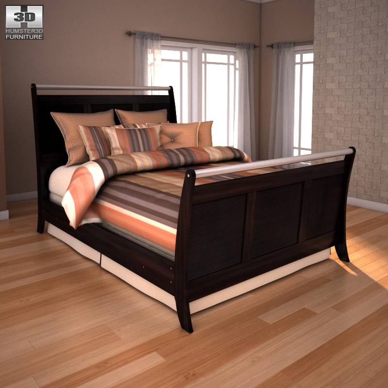 AS Pinella Sleigh Bed