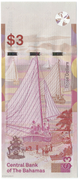Bahamas 3 Doláres 2019 3-Dollars-Bahamas-Rev1