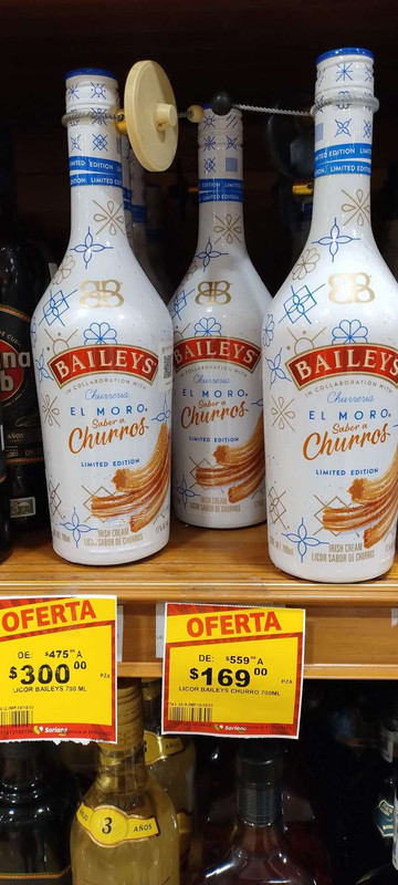 Soriana: Bailey's El Moro edición especial sabor churro