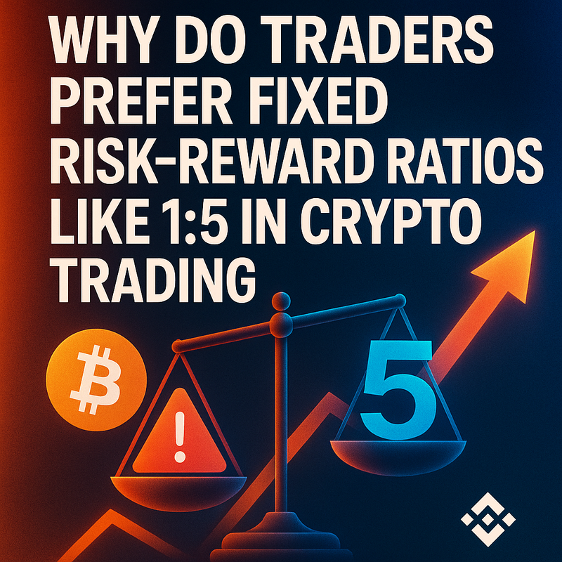 Why do traders prefer fixed risk‑reward ratios like 1:5 in crypto trading