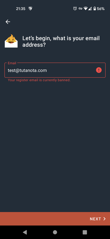 Email rule improvemt : tutanota