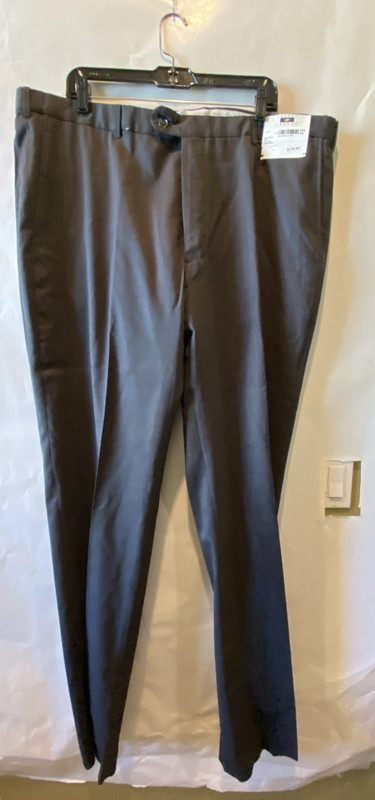 JOSEPH ABBOUND SLIM FIT SEPARATES BLACK DRESS PANTS MEN 42R