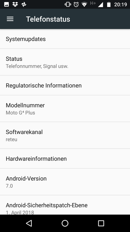 Telefonstatus