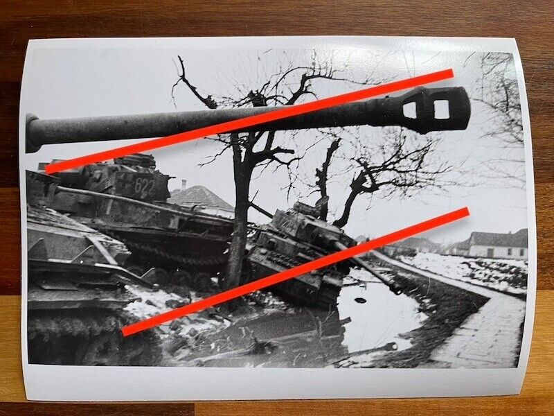 zerstörter Panzer IV in Ungarn 1945