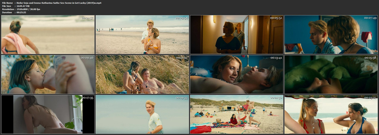 Rieke Seja and Emma-Katharina Suthe Sex Scene in Get Lucky (2019)w.mp4