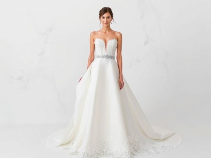 The Appeal of Black and White Wedding Dresses