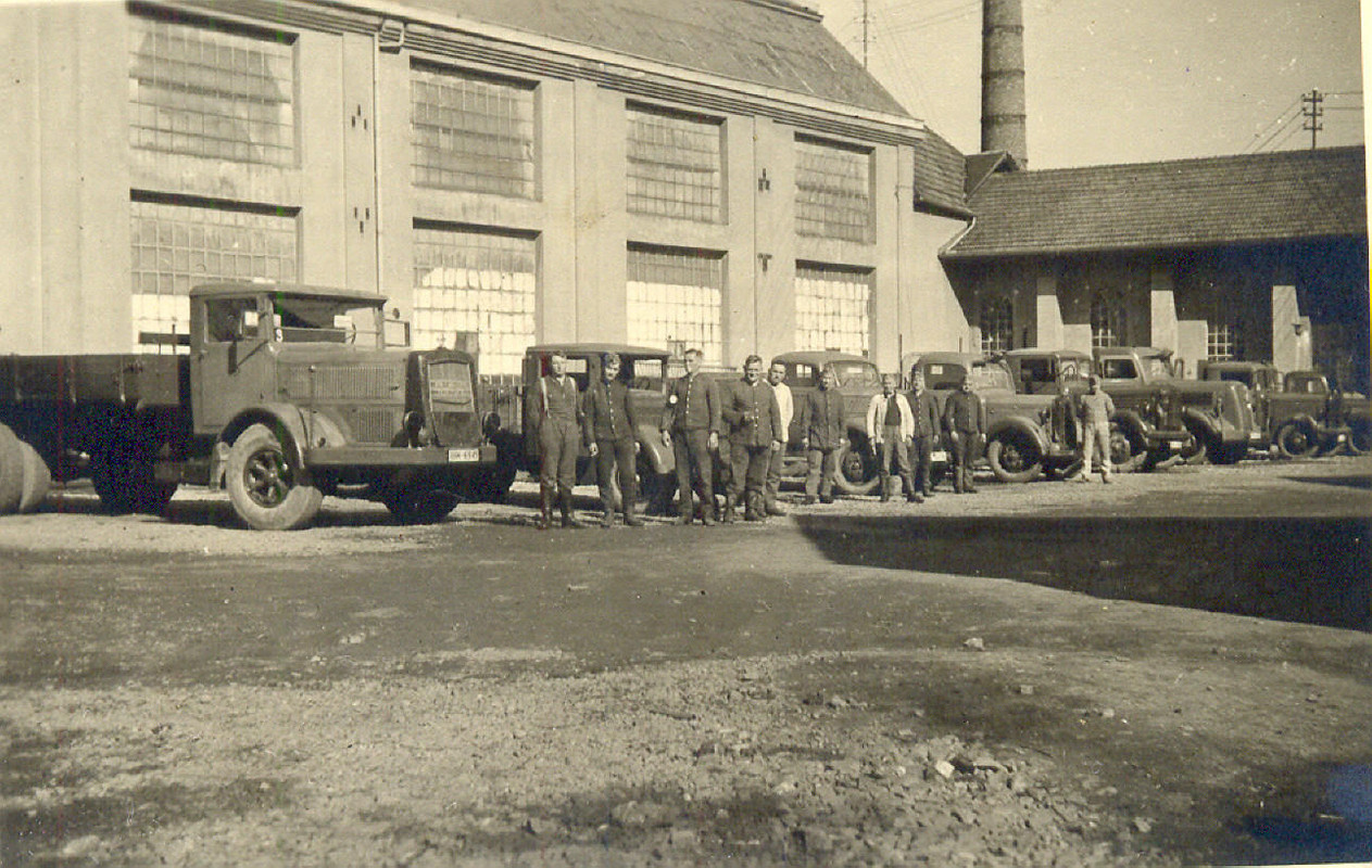 Foto requirierte Zivil Lkw in Oberkirch Baden-Wü