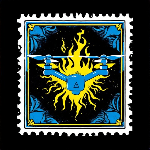 Postal-stamp-style-art-of-a-fl-40