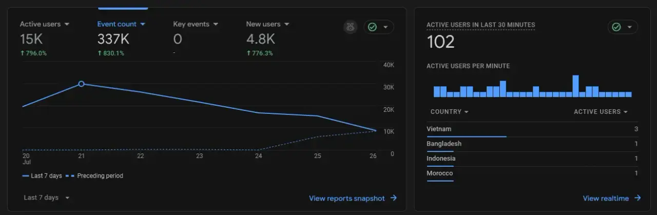 Visitor Statistics