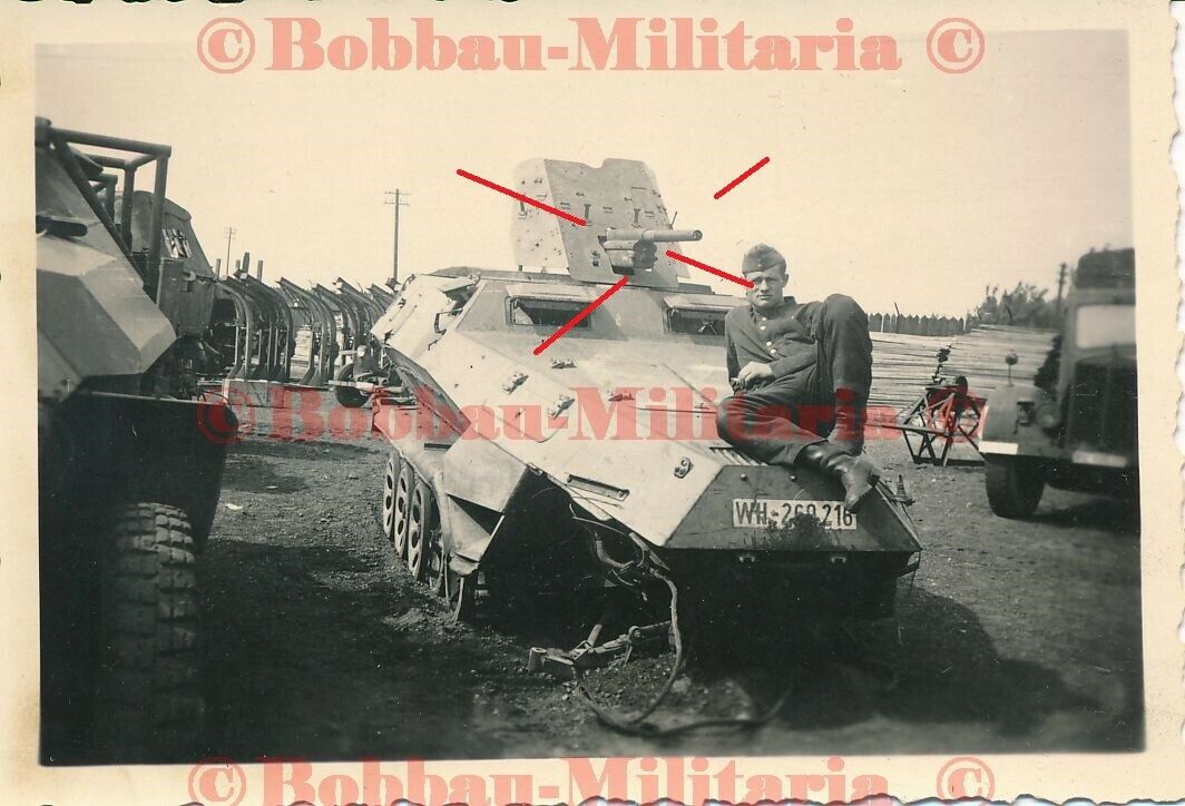 Schützenpanzerwagen SdKfz 251 mit 3,7cm PAK Abschuss-Bilanz Fron