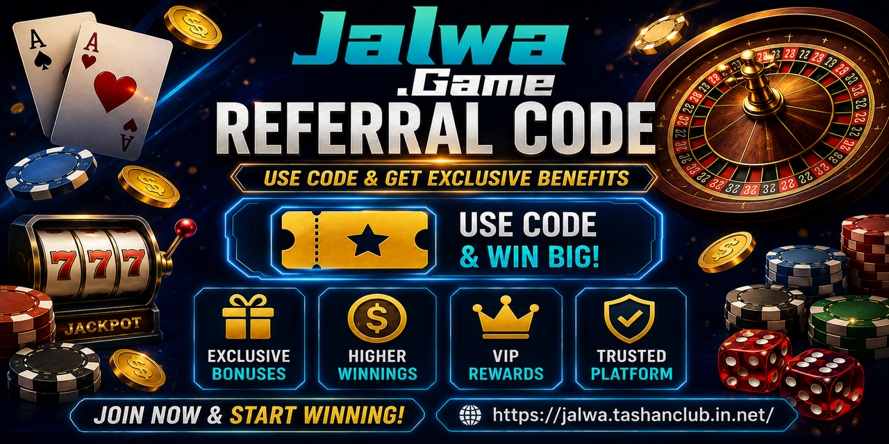 Jalwa Game Referral code 