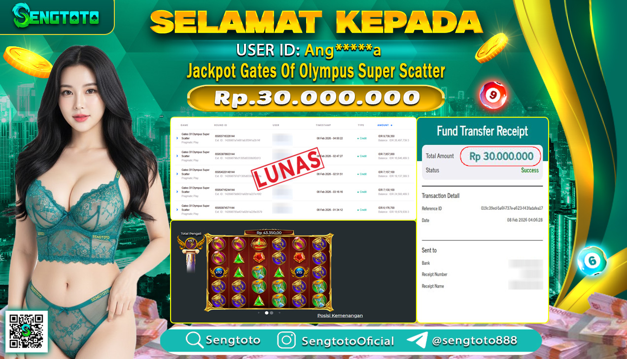 BUKTI PEMBAYARAN SLOT GATES OF OLYMPUS SUPER SCATTER