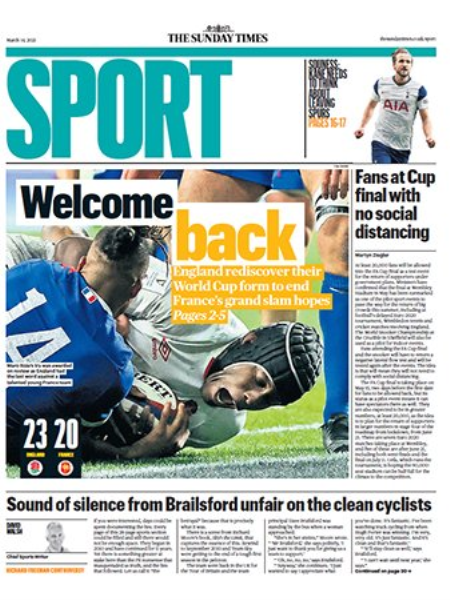 The Sunday Times Sport - March 14, 2021