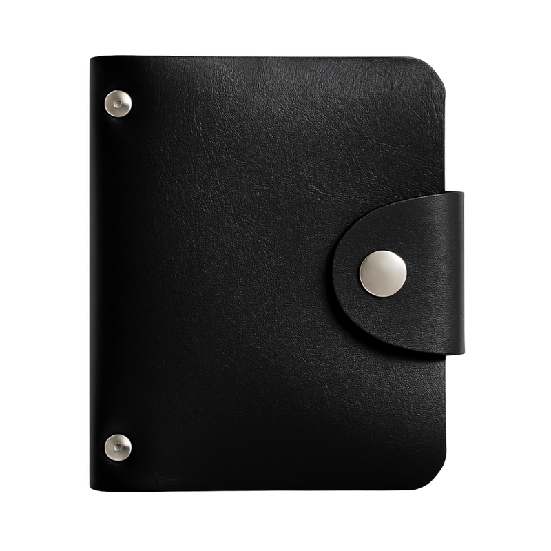 24 Slots Card Holder, Black