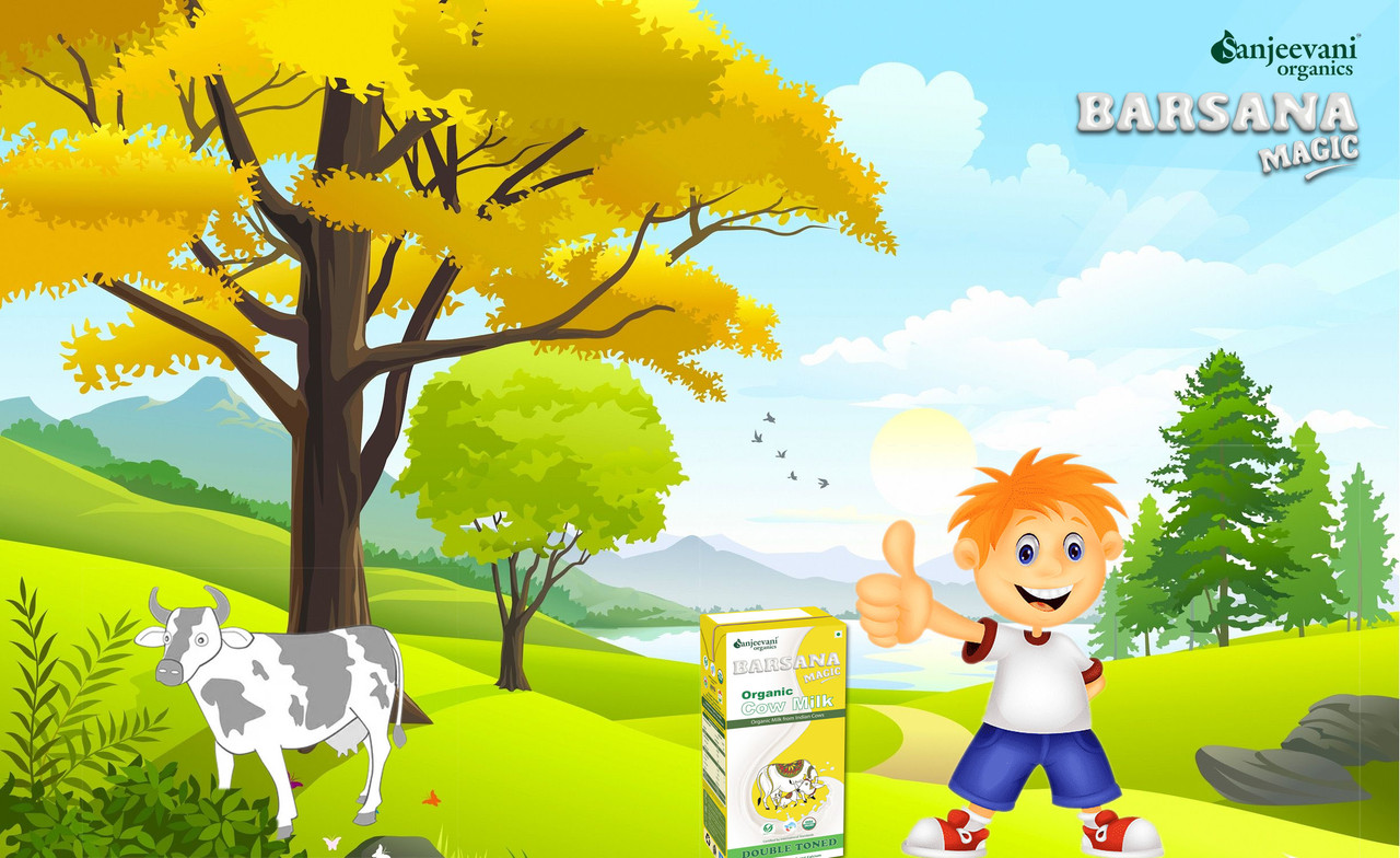 Barsana Magic organic indian cow milk and dairy product