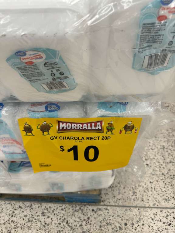 Bodega Aurrera: Great Value Charola rectangular 20pz - Acapulco 
