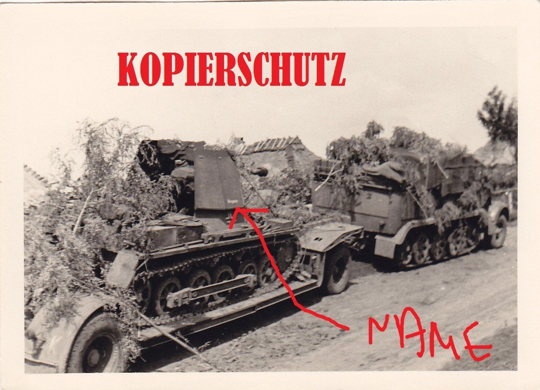 Sd.Kfz Halbkette Tieflader mit Panzerjäger I ver