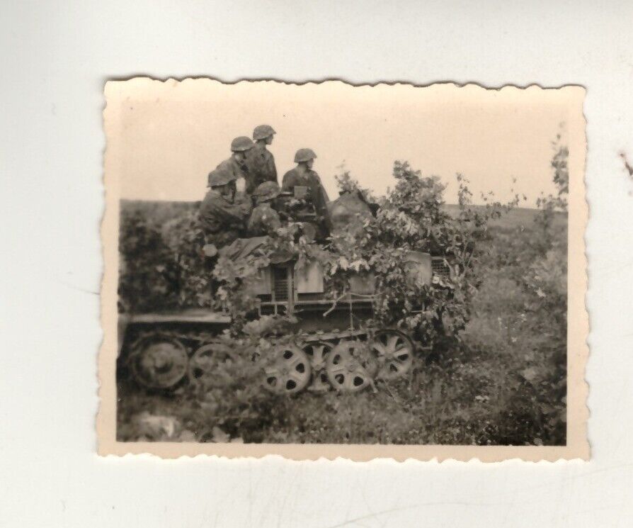 Foto 2.WK Panzer Tarnung Rußland 1943