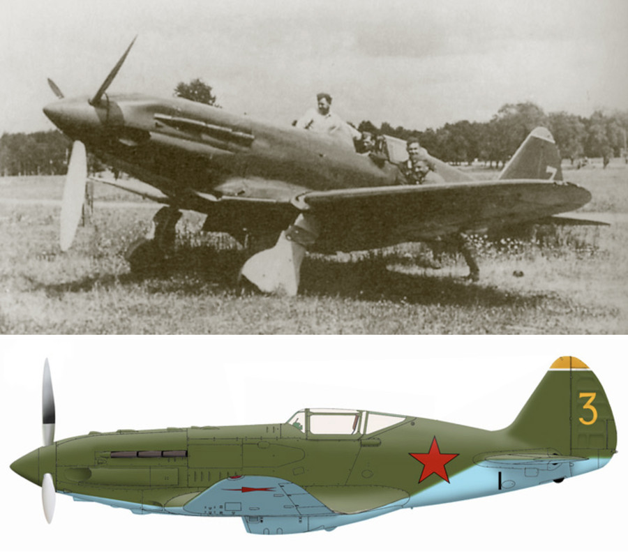 Mikoyan-Gurevich-MiG-1-31IAP-Yellow-3-captured-intact-Kaunas-Lithuania-Jun-1941-0A