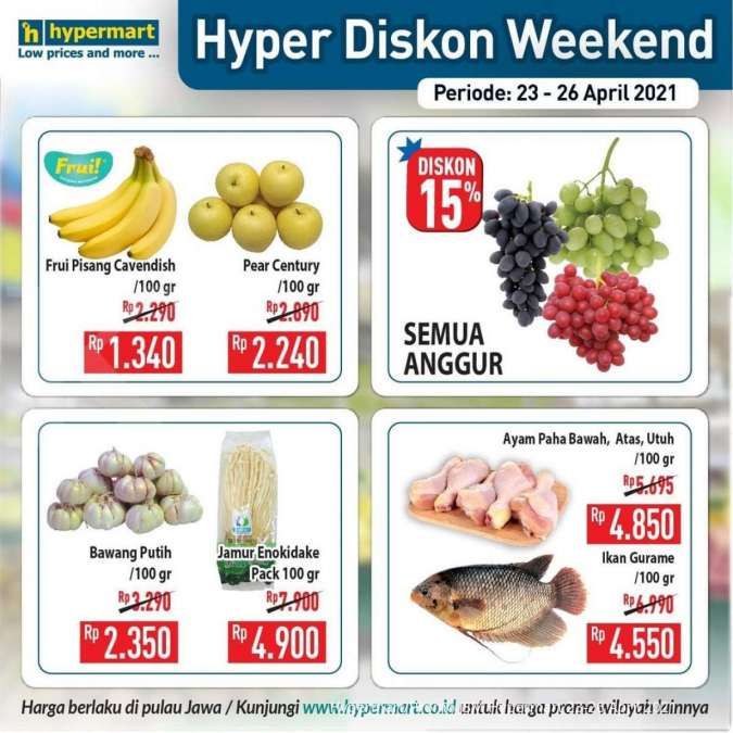 Katalog Promo Hypermart 23-26 April 2021 
