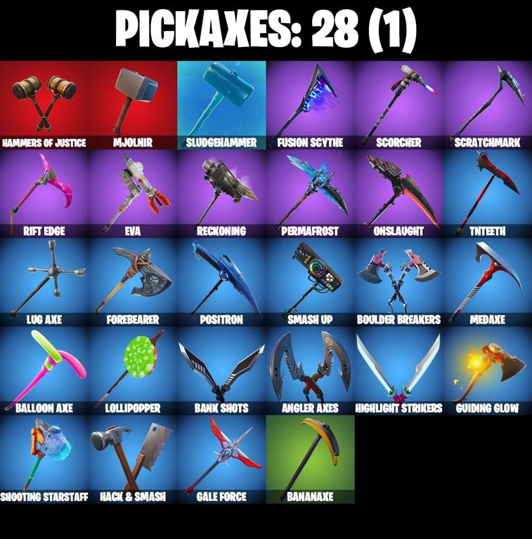 pickaxes comp