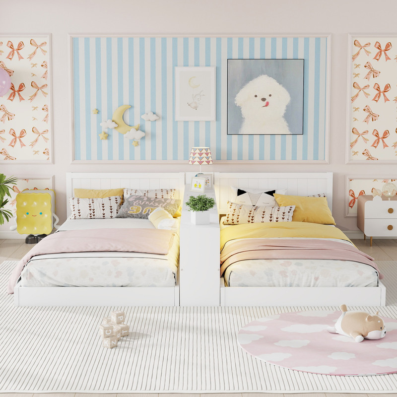 toddler floor bed for 2 (2)