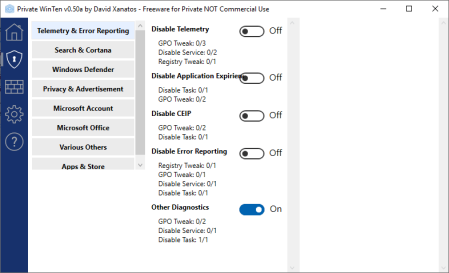 PrivateWin10 0.73 Multilingual