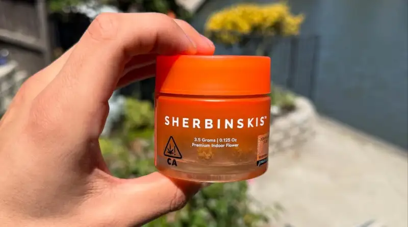 Sherbinskis Premium Indoor Flower – high‑potency, craft‑grown indoor cannabis with terpene‑rich strains like Scotti, Gelato, Sunset Sherbert, Gush, Pink Cherry Gelato, Mochi, and Açaí Berry Gelato.