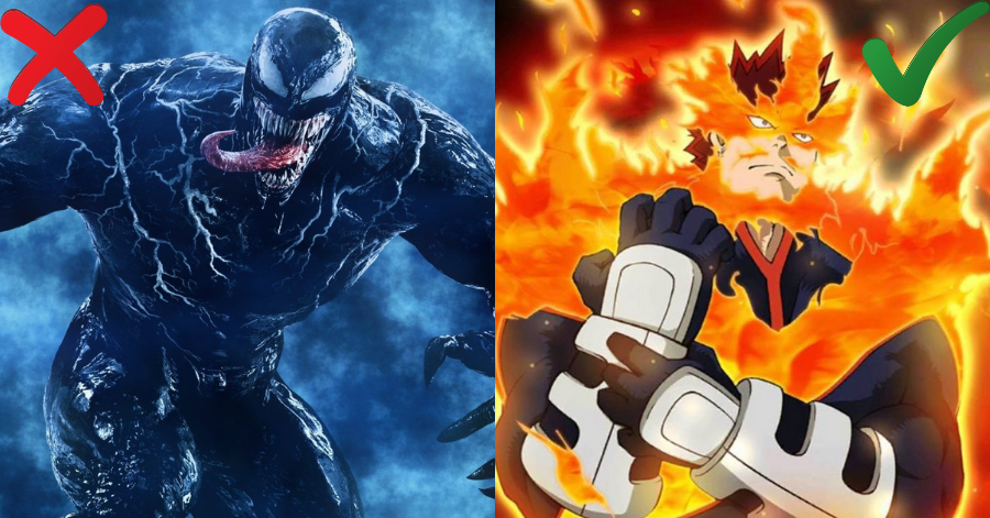 MHA Characters That Venom Of Marvel Could Or Couldn't Defeat