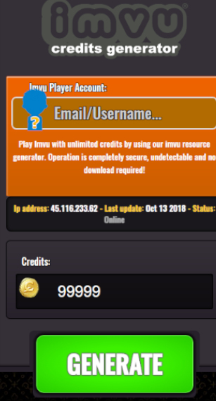 imvu credits cheat