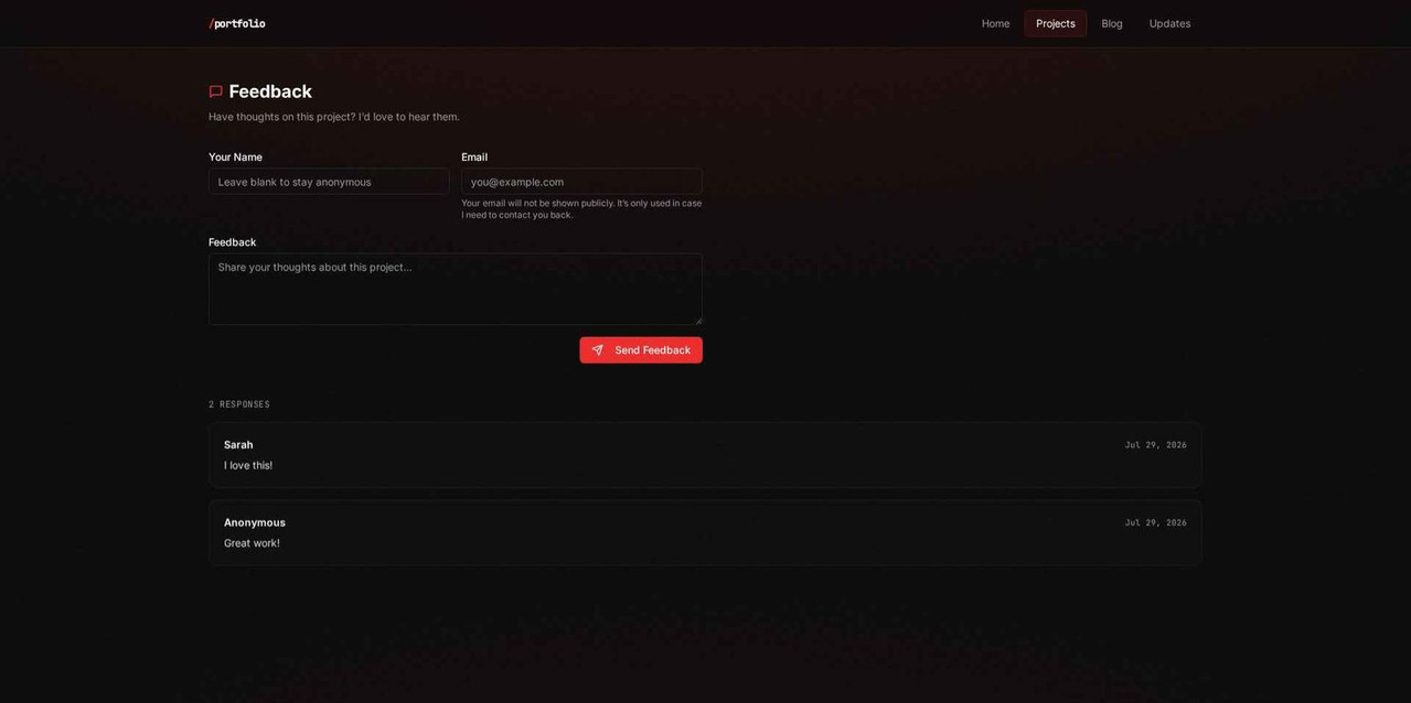 Feedback System Added! š¬