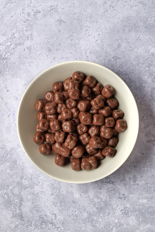 Cubos de coco chocolate con leche