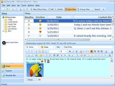 Efficient Diary Pro 5.60 Build 546 Multilingual