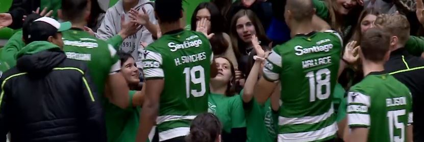 VOLEIBOL: SPORTING DERROTA SP.ESPINHO (1-3)