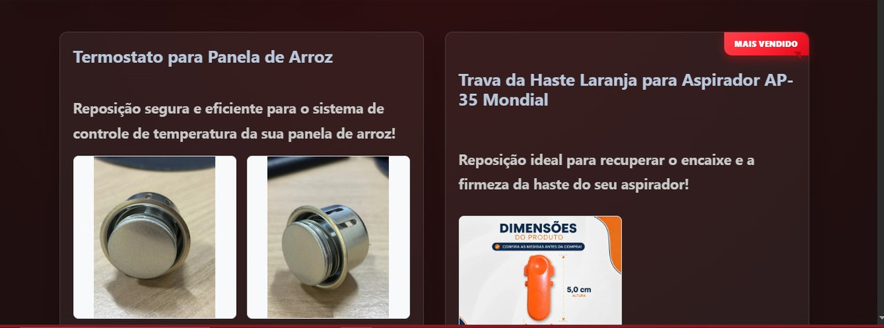 Novos produtos no catálogo da CATEC