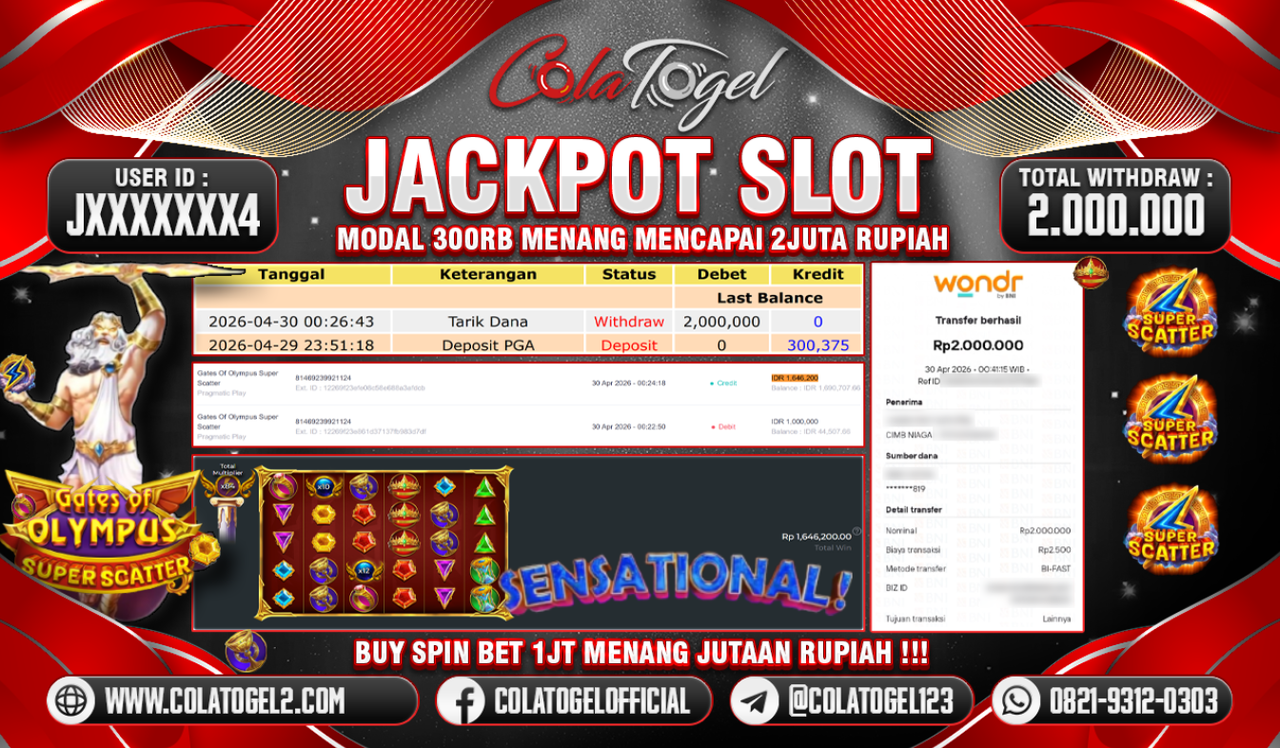 JACKPOT SLOT GACOR!!
