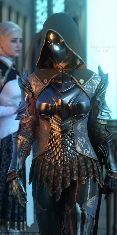 Daer Armor for Genesis 8 and 8.1 Female