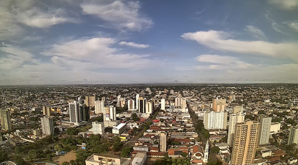 Campo Grande nesta manhã de quarta-feira