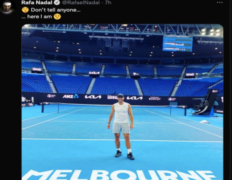 Rafael Nadal supera al COVID-19 y se alista para el Abierto de Australia 2022