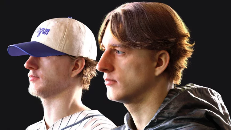 Curtains Hair and Baseball Cap for Genesis 9