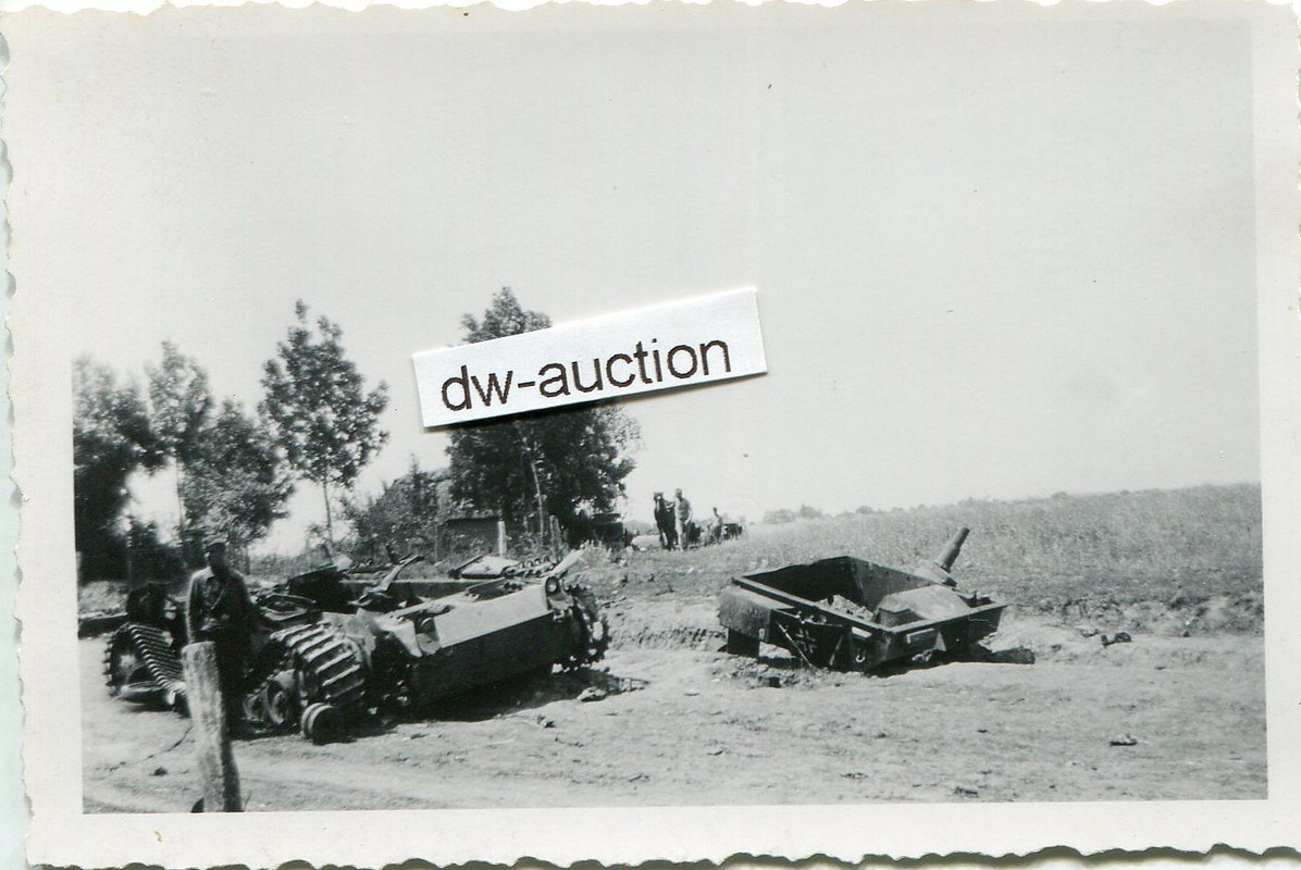 Sturmgeschütz Abt. 249 , Stug Turm abgeschossen